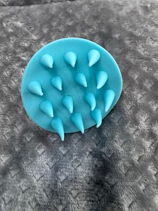 Escova Massageador Silicone Couro Cabeludo
