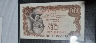 Billete 100 pesetas España 1970 Manuel de Falla