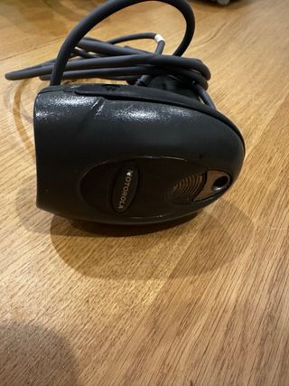 Leitor Código Barras Preto e Amarelo