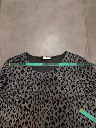 Blusa señora estampado leopardo
