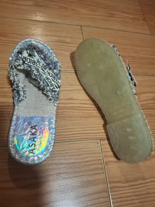 Chanclas ASAKA Talla 39 Brillantes