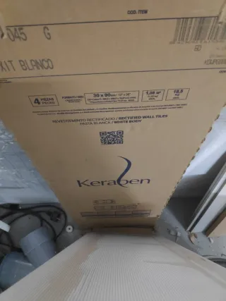 Azulejos Keraben Mixit Blanco 30x90