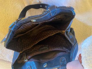 Bolso inspiracion Dior Cuero Genuino Marrón