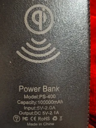 Power Bank 100000mAh PS-400