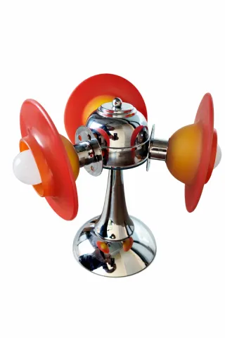 Candeeiro Vintage Metal/vidro