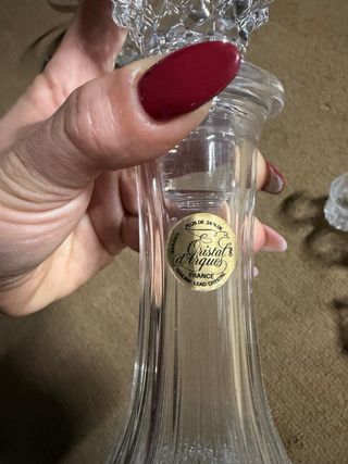 Garrafa Cristal d'Arques com 6 Copos