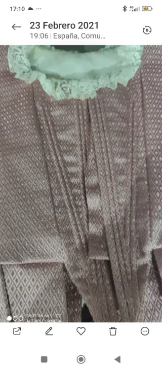 Traje de Fallera con dos cuerpos