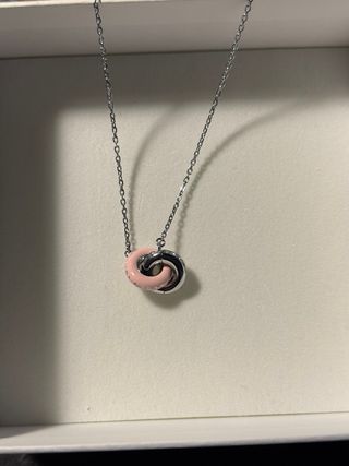 Collana Furla Daring Argento e Rosa