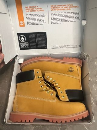 Botas Timberland Amarillas y Negras