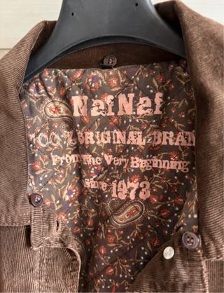 Giacca Naf Naf velluto marrone