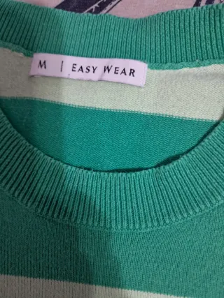 Jersey rayas verde y claro
