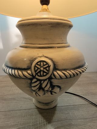 LAMPARA SOBREMESA ESTILO RUSTICO