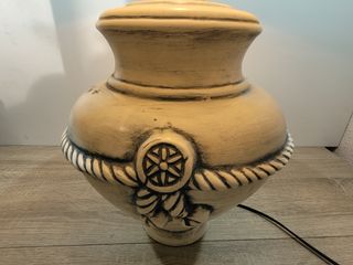 LAMPARA SOBREMESA ESTILO RUSTICO
