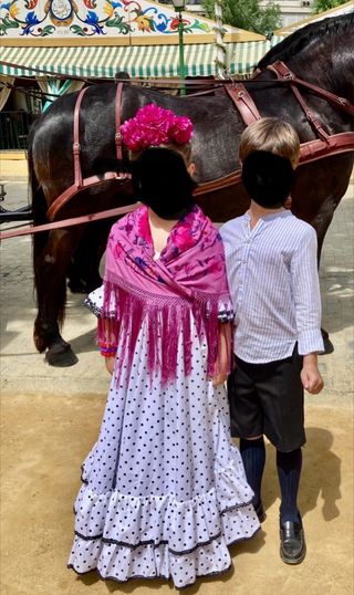 Traje Flamenca Niña Talla 10-12