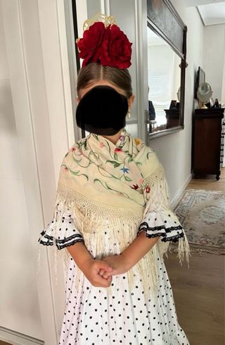 Traje Flamenca Niña Talla 10-12