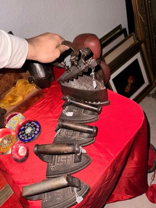 Juego Planchas Carbón Antiguas