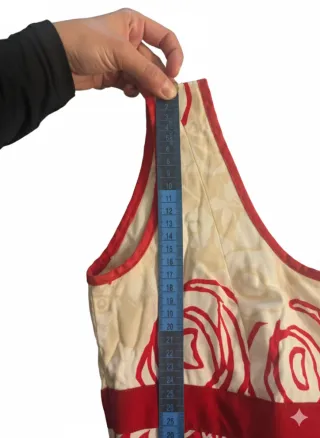 Traje Flamenca Blanco y Rojo