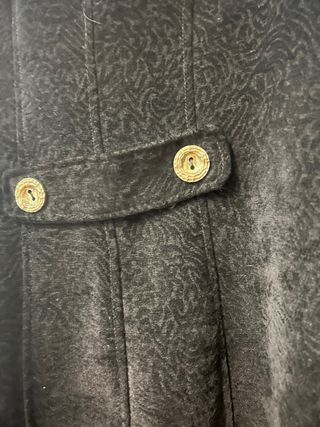 Abrigo negro talla L