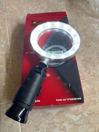Tengtools 4 Lupa con Luz LED recargable 587H magne