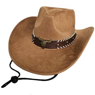 Sombrero Cowboy Vaquero Beige Talla Ajustable