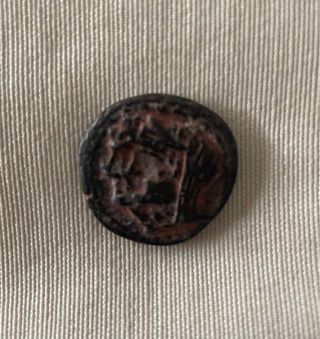 Moneda antigua cobre Petra Reino Nabateo