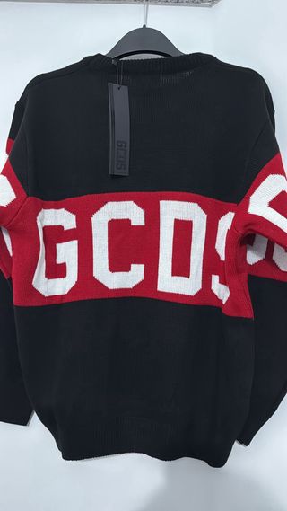Maglione GCDS Nero e Rosso
