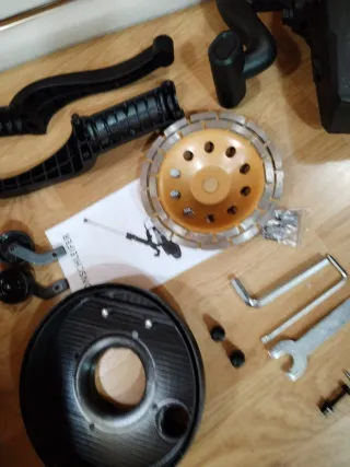 Lijadora hormigón disco 180mm nueva