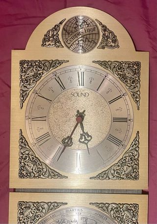 Reloj de Pared Zodiaco Tempus Fugit,vintage años60