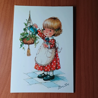 9 Cartoline Postali Mary May, Illustrazioni Infantili