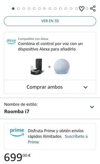 iRobot Roomba i7 Robot aspirador