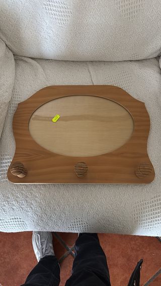 Percha de madera para personalizar