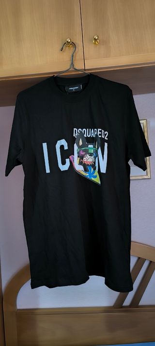 Camiseta hombre Dsquared2 Icon negra hombre