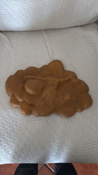 Nube resina infantil para pintar