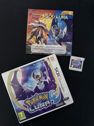 Pokémon Luna Nintendo 3DS Juego + Manual