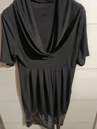 Vestito donna nero con paillettes