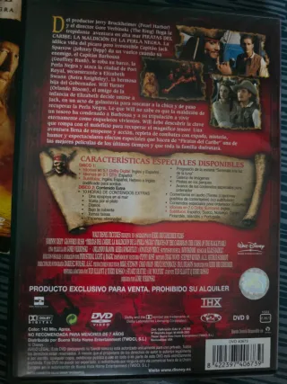 Piratas del Caribe DVD: En Mareas Misteriosas