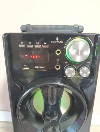 Altavoz Portátil SAMPHONE Bluetooth Negro