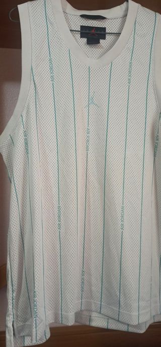 Camiseta tirantes Jordan original blanco talla L