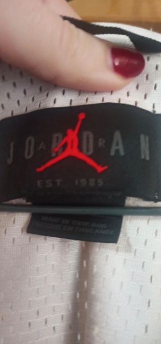 Camiseta tirantes Jordan original blanco talla L