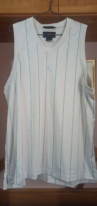 Camiseta tirantes Jordan original blanco talla L
