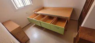 Cama nido con 4 cajones y cama extra