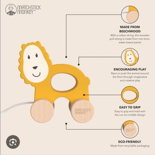 Pack 3 Juguetes Madera Bebés Niños Nuevos