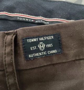 Pantaloni Chino Tommy Hilfiger Taglia 48 Marrone
