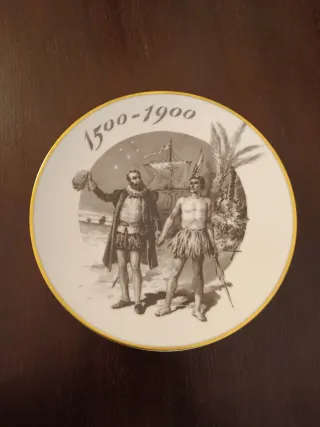 Prato "Quadricentenário do Brasil por El-Rei Dom C