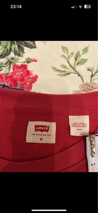 Sudadera Levi's Roja Talla M