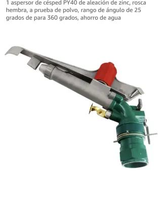 Aspersor césped PY40 Zinc 360°