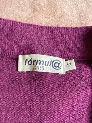 Jersey burdeos mangas anchas 3/4