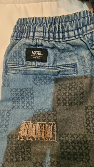Vans Pantalones Vaqueros Cuadros Patch