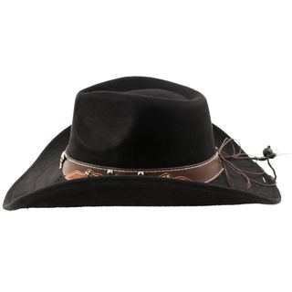 Sombrero Vaquero Negro Talla Ajustable Adulto