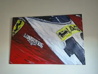 Cuadro F1 Ferrari Niki Lauda 120x80cm